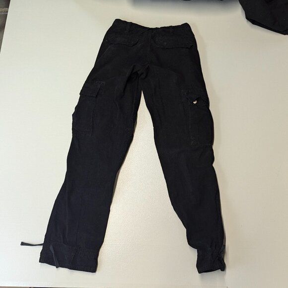 Joie Size 25 Black Corduroy Cargo Pants - Picture 1 of 16